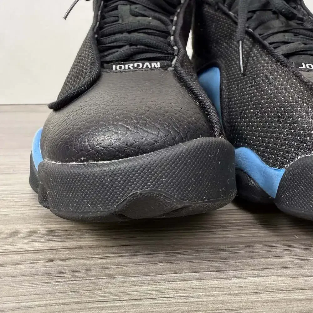 Air Jordan 13 Retro 'Black University Blue' Sneakers 310004-004 Sz 10